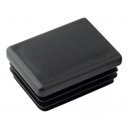 Zátka 40x30mm, plast, čierna