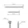 Skrutky priemer 3,5x30mm + priemer 3,5x45mm, 20+20 ks