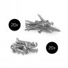 Skrutky priemer 3,5x30mm + priemer 3,5x45mm, 20+20 ks