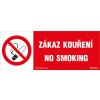 Zákaz kouření, No smoking 210x80mm, samolepka