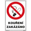 Fajčenie zakázané (reštaurácia) 148x210mm, formát A5, samolepka