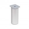 Nábytková noha kulatá, průměr 40mm, výška 100mm, aluminium optik