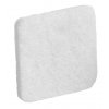 Filcové podložky 20x20mm, samolepicí, bílé, 8 ks