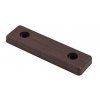 Kluzák podnože 50x14x5mm, plast, hnědý, 8 ks
