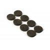 Filcové podložky, průměr 20mm, samolepicí, hnědé, 32 ks