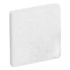 Filcové podložky 30x30mm, samolepiace, biele, 32 ks