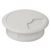 Káblová priechodka, priemer 60mm, plast, biela