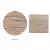 Samolepiace krytky, priemer 14mm, dub laté, 25 ks
