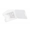 Spojovací úhelník 22x22x23mm, plast, bílý