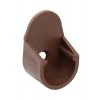 Držiak šatníkovej tyče, priemer 18mm, plast, hnedý