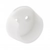 Držák šatní tyče, průměr 20mm, plast, bílý