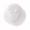 Držiak šatníkovej tyče, priemer 20mm, plast, biely