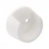 Držiak šatníkovej tyče, priemer 25mm, plast, biely
