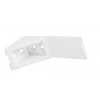 Spojovací uholník 35x35x25mm, plast, biely