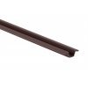 Vrchní/spodní vodicí profil WS 12 plast, 2000mm, hnědý, 2ks