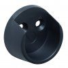Držiak šatníkovej tyče, priemer 20mm, plast, čierny, 2 ks