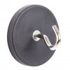 Pogumovaný neodymový magnet průměr 43mm, s háčkem, nosnost 12kg