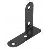 Spojovací uholník 45x60x16mm, pravý, čierny