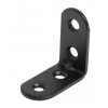 Spojovací uholník, 30x30x15mm, čierny