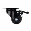 Přístrojové kolečko otočené s brzdou, průměr 50 mm, nosnost 100 kg, černá