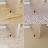 Dveřní zarážka, průměr 40x25mm, k našroubování, hnědá