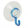 Prísavný háčik, priemer 43mm, transparentný, modrý