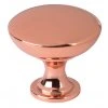 Nábytková knopka Daira, priemer 30mm, leštená meď