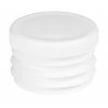 Zátka priemer 28mm, plast, biela, 4 ks