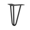 Nábytková noha Hairpin, výška 200 mm, 3ramenná, černá