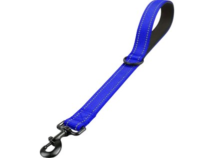 Krátké výcvikové vodítko pro psy s reflexními prvky 45cm černé 5
