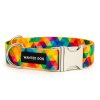 Barevný nylonový obojek pro psa - Kosočtverec