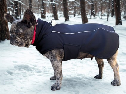 WANTED DOG Teplý zimní obleček pro psa s reflexními pásky