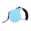 Samonavíjacie vodítko pre psa 5 m - modré