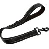 Krátké výcvikové vodítko pro psy s reflexními prvky 45cm černé 2