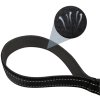 Krátké výcvikové vodítko pro psy s reflexními prvky 45cm černé 1