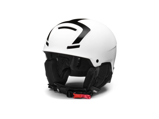 casque de ski briko faito epp matt white black