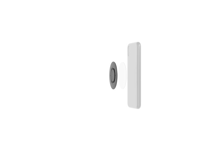 VC 01600(BLK) fidlock vacuum uniphonepatch rendering perspective+phone