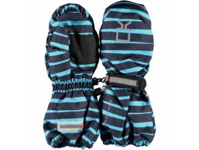 color kidsblauw gestreepte kinderwanten gadoni waterproof