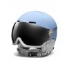 briko blenda visor cerulean blue ski helmet