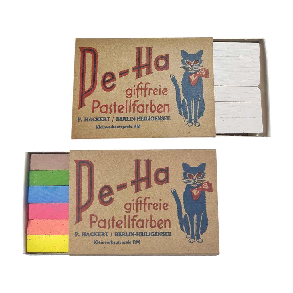 Blackboard chalks Pe-Ha Pastelfarben WW2 German WWII wehrmacht reenactment reenactor film props warcopy reproductions heeres paperwork desk items