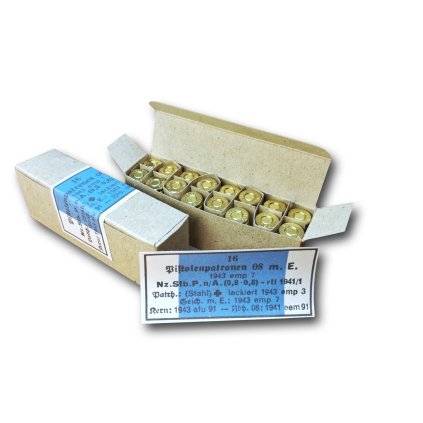 WW2 German reproduction 9mm pistol ammo wehrmacht