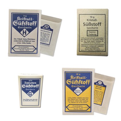 WW2 German Saccharin package for wehrmacht war food ration warcopy reproduction film props