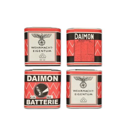 WW2 German Wehrmacht Daimon 4,5v flat battery for flashlight
