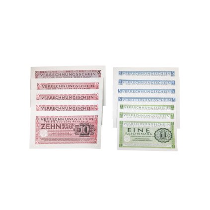 Salary obergefreiter WW2 German Wehrmacht banknotes reichmarks