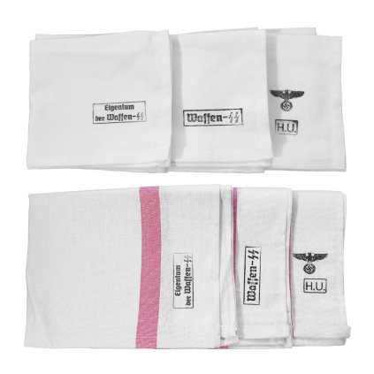 Hand towel handtuche WW2 German WWII wehrmacht reenactment reenactor film props warcopy reproductions heeres paperwork hygiene