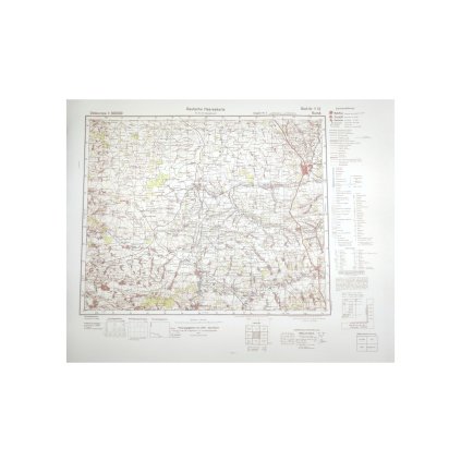 Kursk Map Deutsche Heereskarte 1941 WW2 German WWII wehrmacht reenactment reenactor film props warcopy reproductions heeres paperwork ration