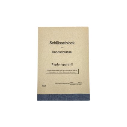 Wehrmacht key book notepad WW2 German tracing block map Schlüsselblock
