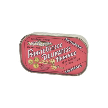 WW2 German fish tin can wehrmacht food ration label