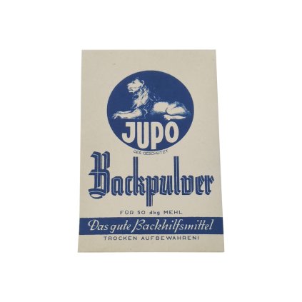 Jupo back pulver powder baking reproduction WW2 food ration warcopy wehrmacht second world war