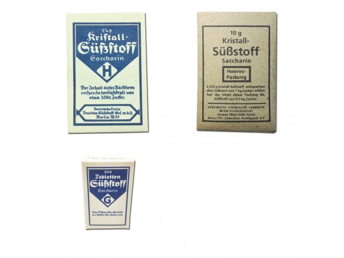 WW2 German Saccharin package for wehrmacht war food ration
